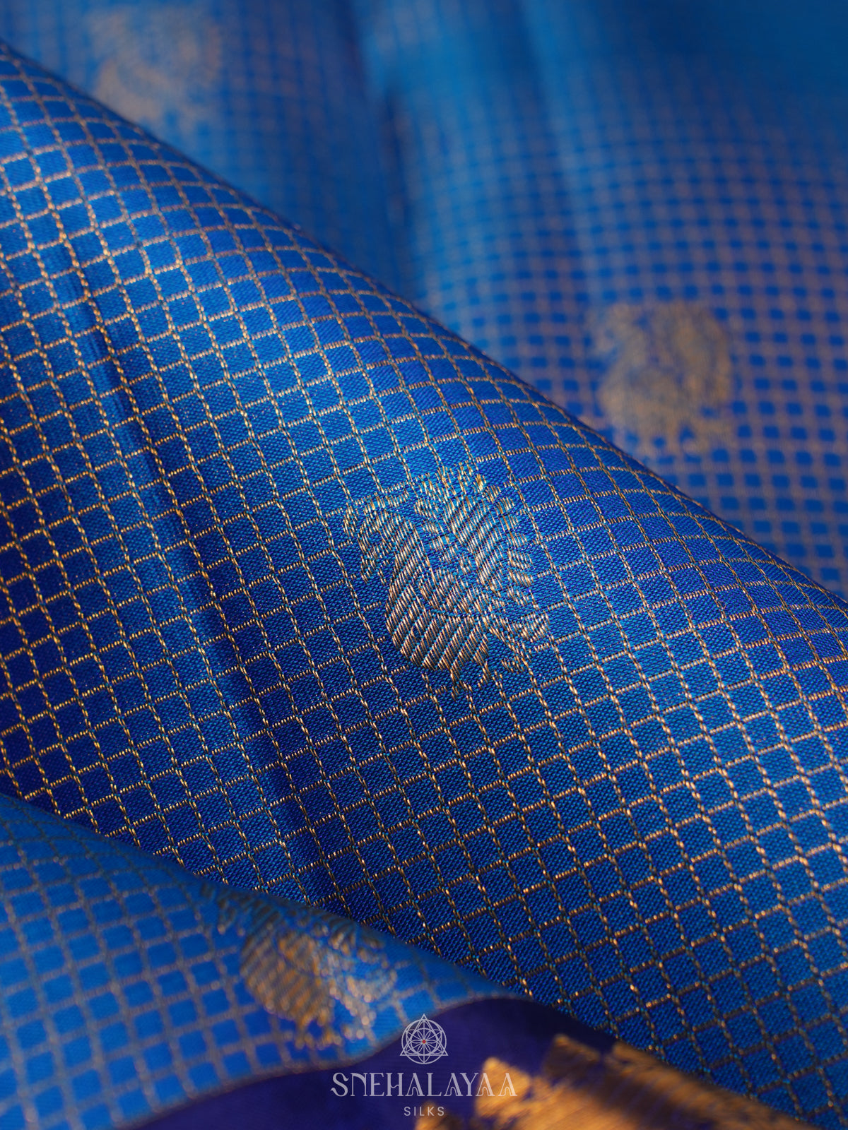 Blue Kanjivaram Silk Saree