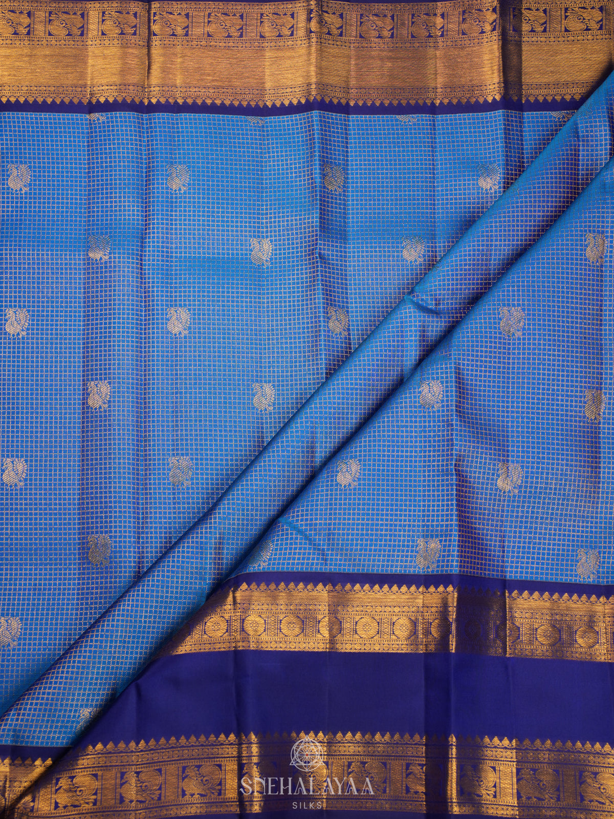 Blue Kanjivaram Silk Saree