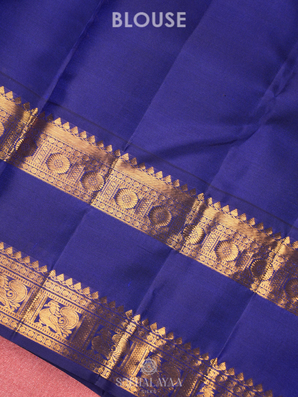 Blue Kanjivaram Silk Saree