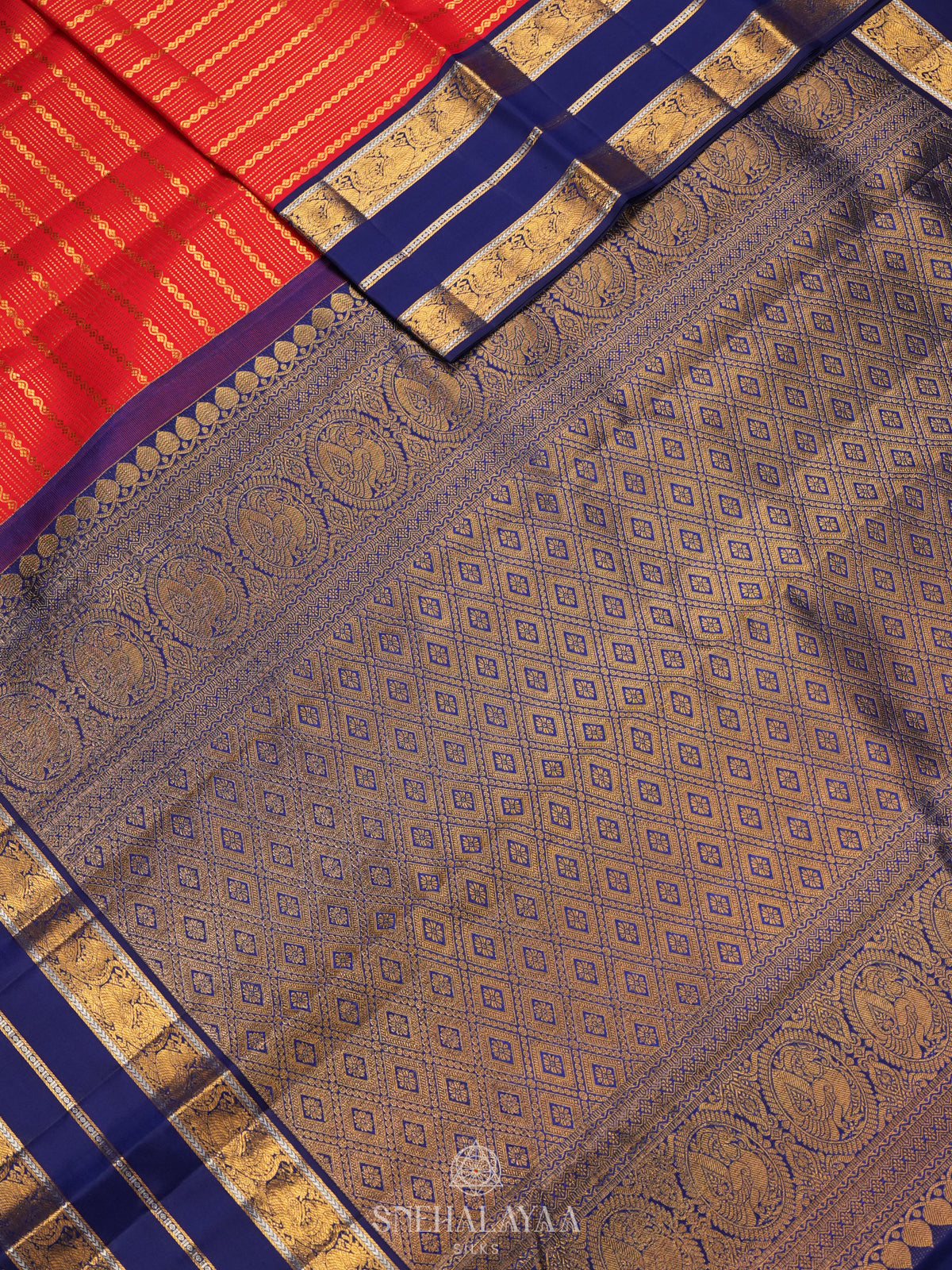 Red Kanjivaram Silk Saree