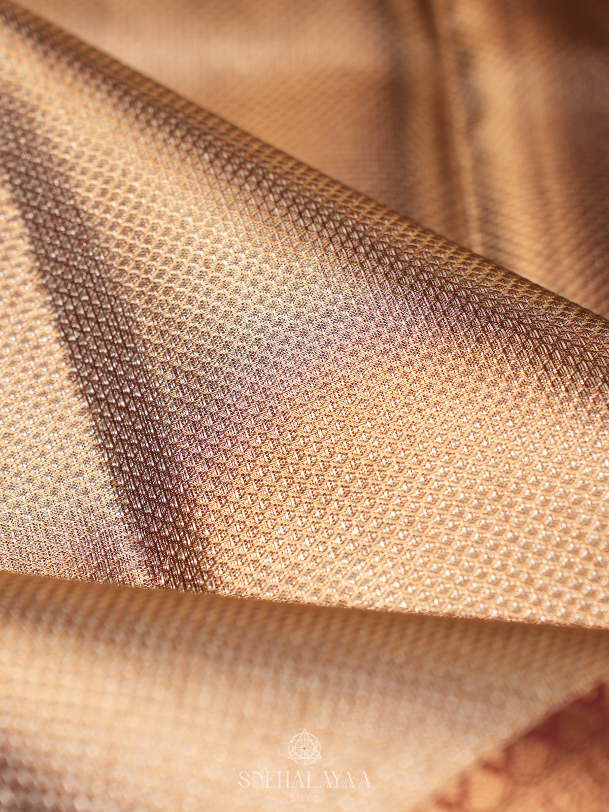 Gold Kanjivaram Silk Saree