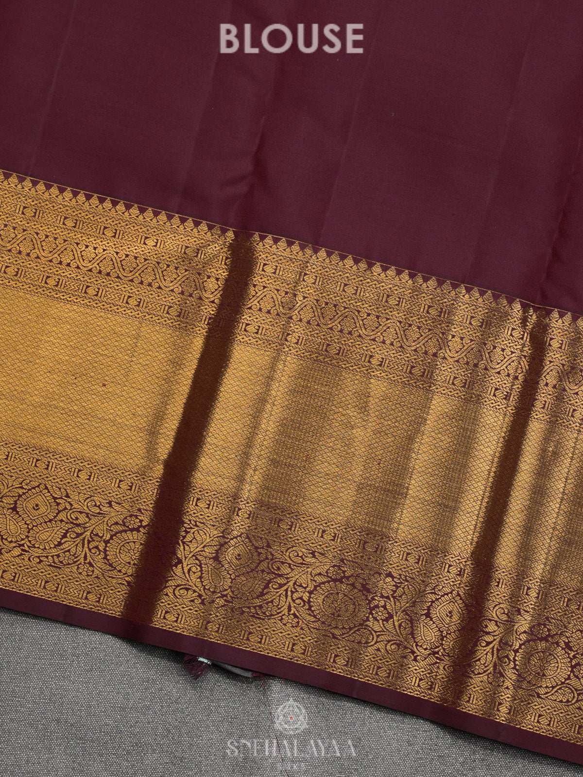 Peach Kanjivaram Silk Saree
