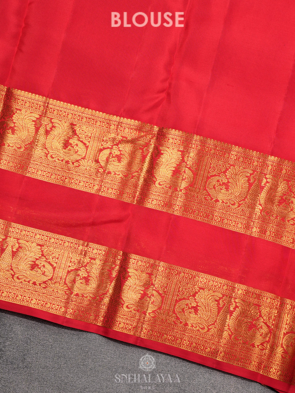 Teal Blue Kanjivaram Silk Saree