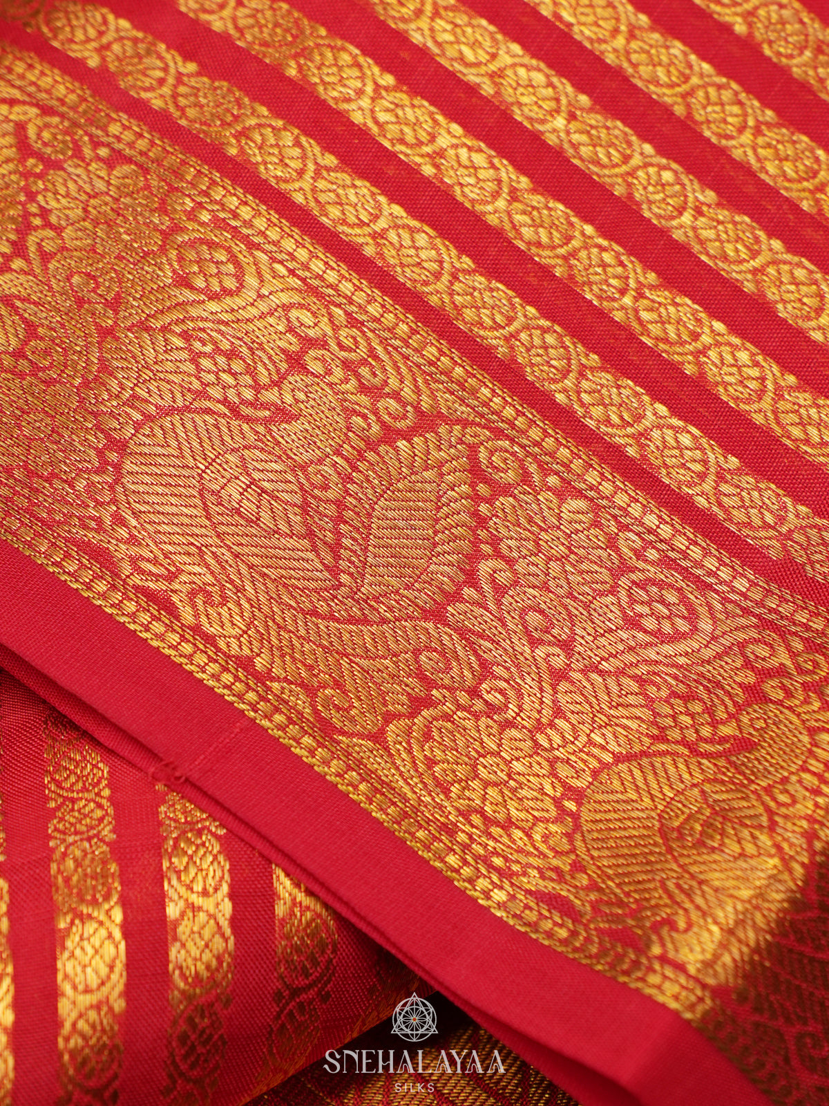 Teal Blue Kanjivaram Silk Saree