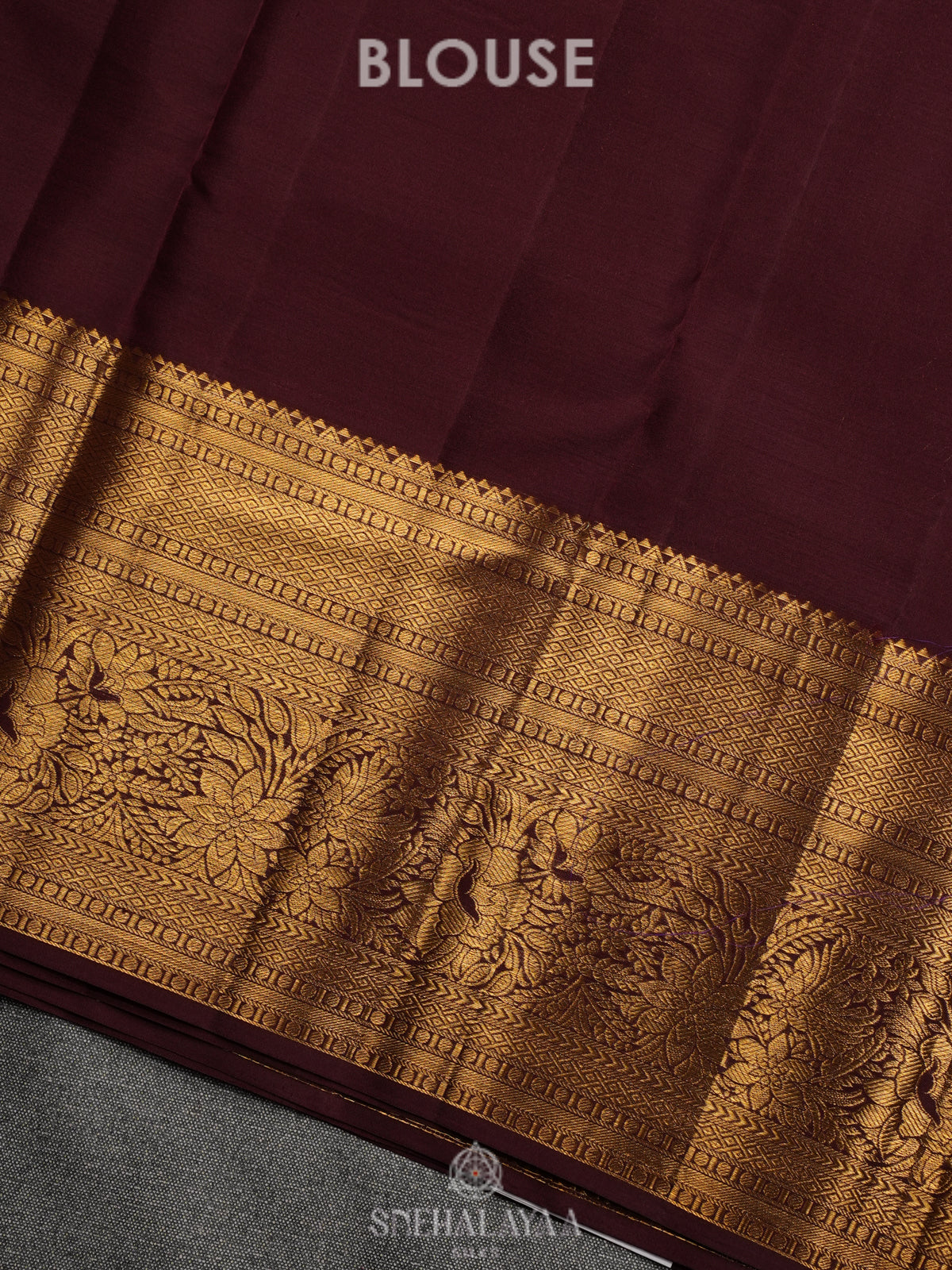 Orange Kanjivaram Silk Saree