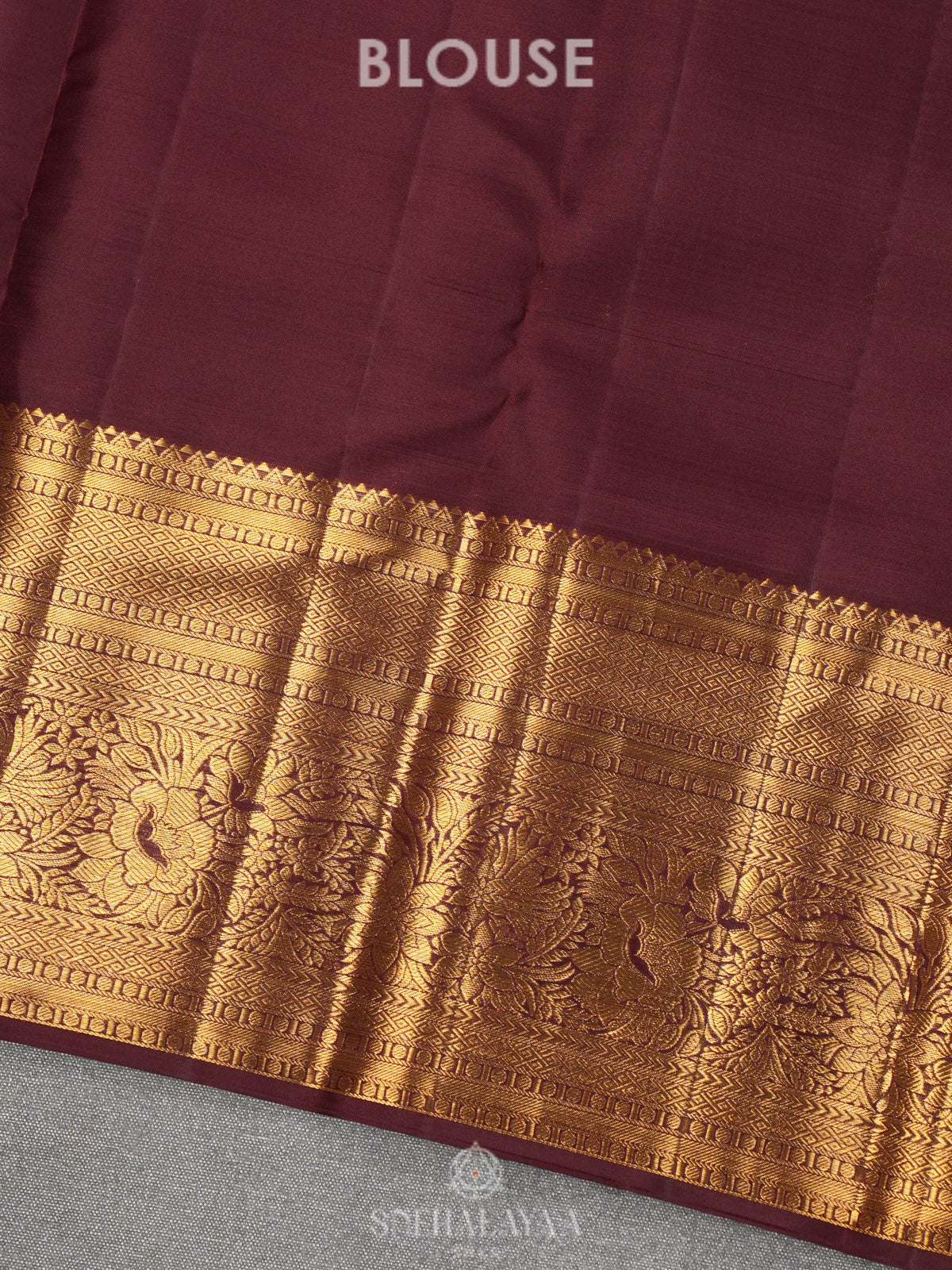Orange Kanjivaram Silk Saree