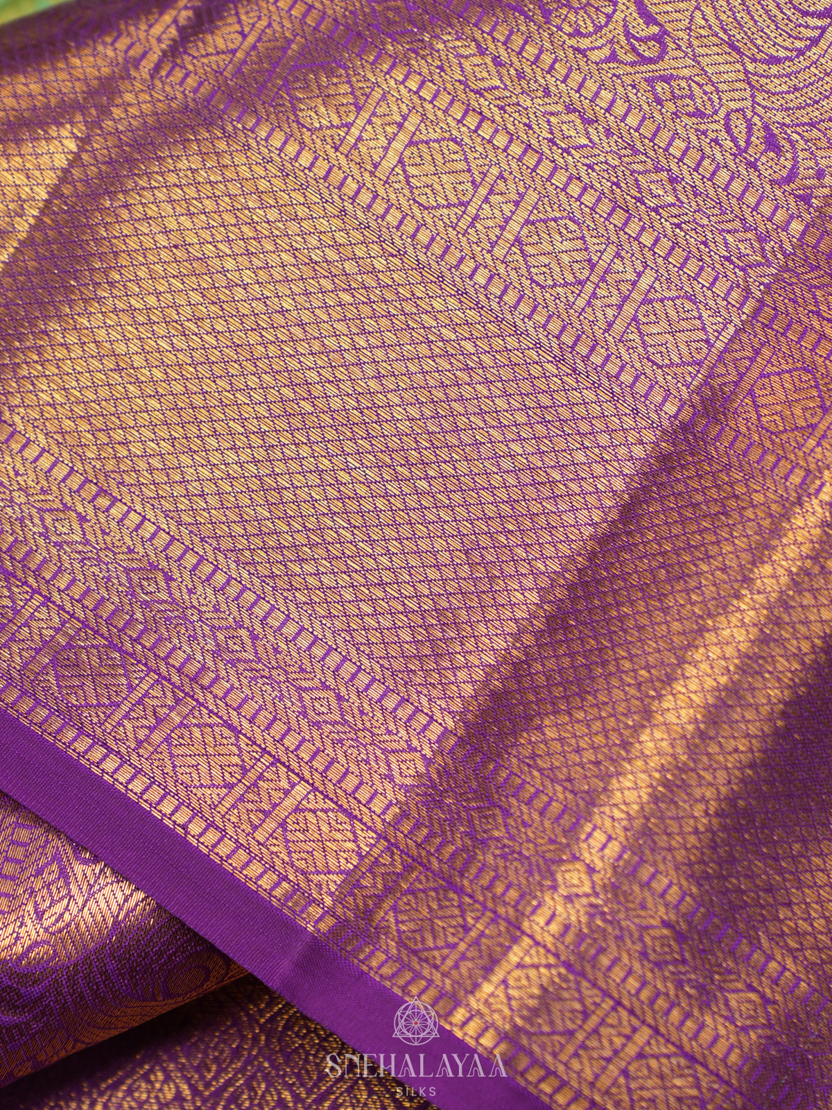 Pistachio Green Kanjivaram Silk Saree