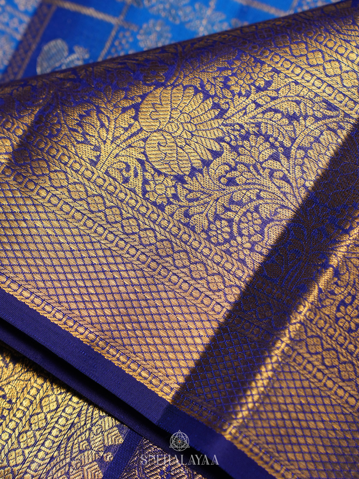 Blue Kanjivaram Silk Saree