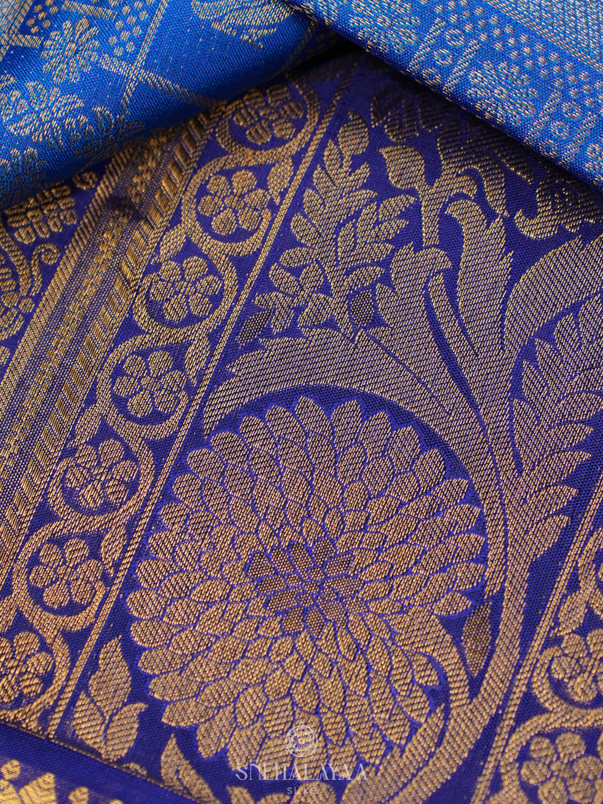 Blue Kanjivaram Silk Saree