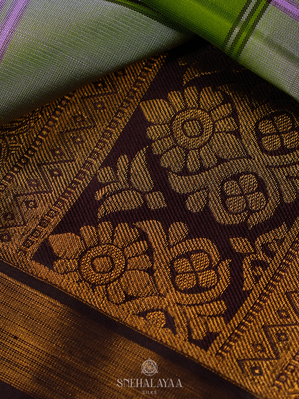 Multicolour Kanjivaram Silk Saree