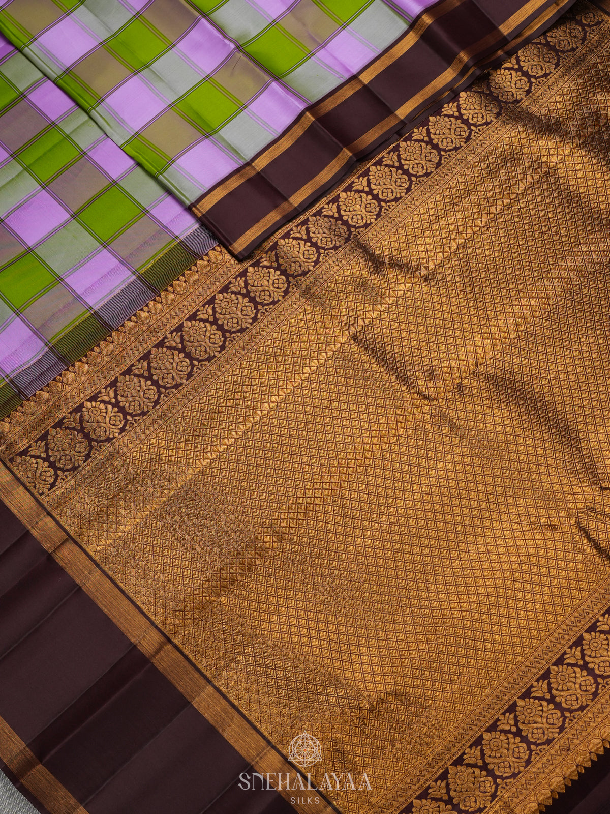 Multicolour Kanjivaram Silk Saree