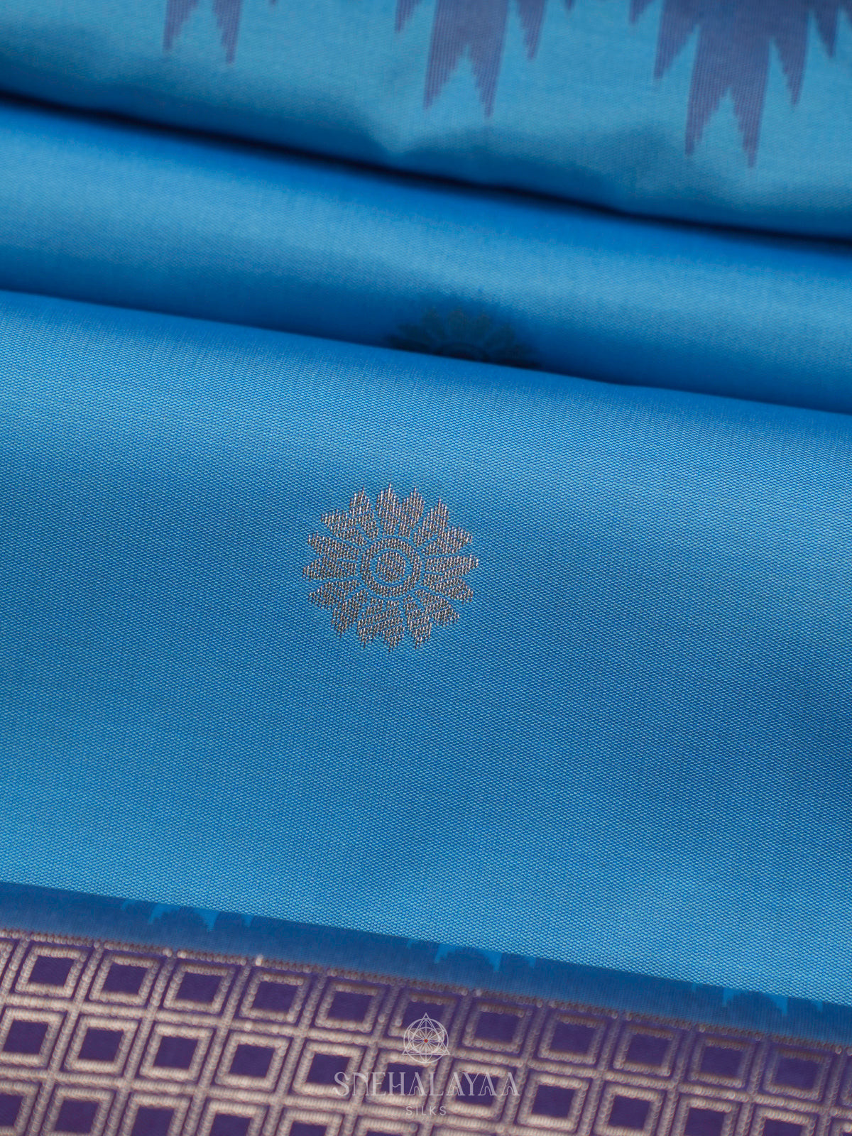 Blue Soft Silk Saree