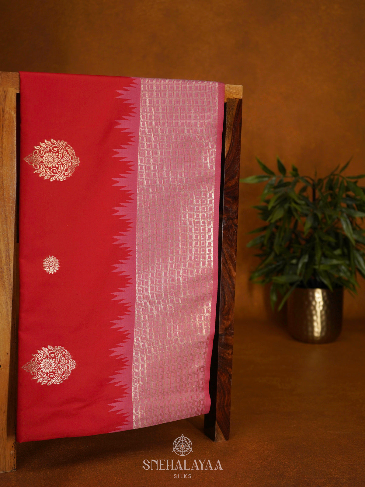 Red Soft Silk Saree