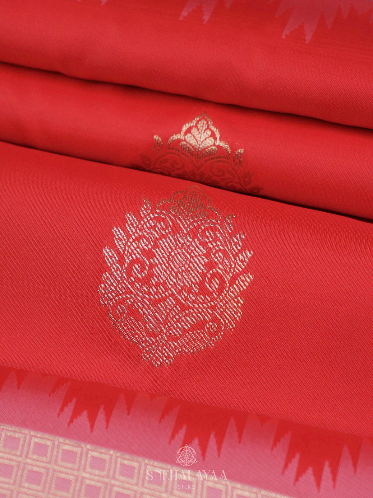 Red Soft Silk Saree
