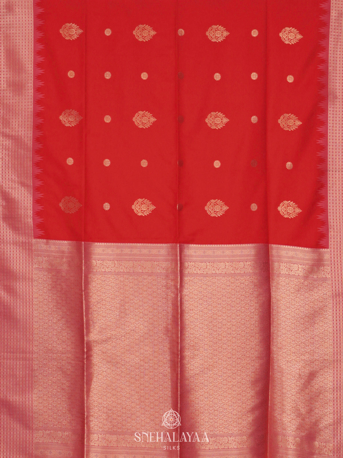 Red Soft Silk Saree