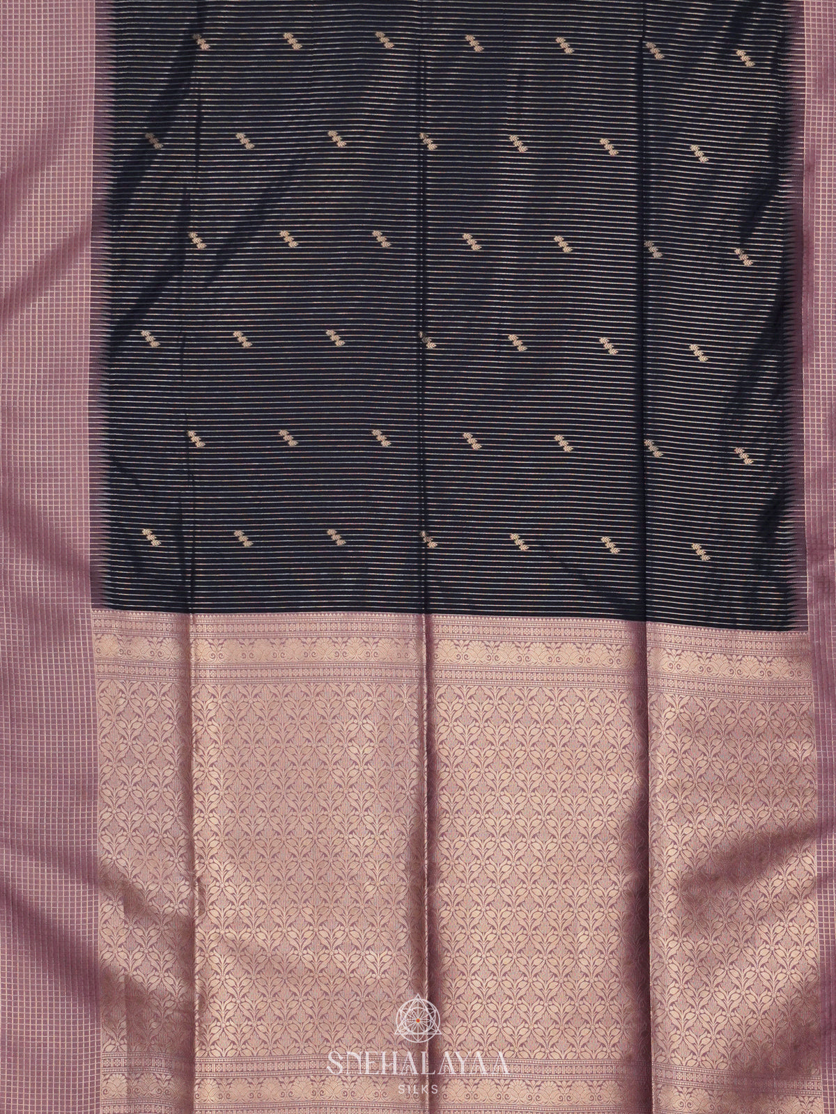 Navy Blue Soft Silk Saree
