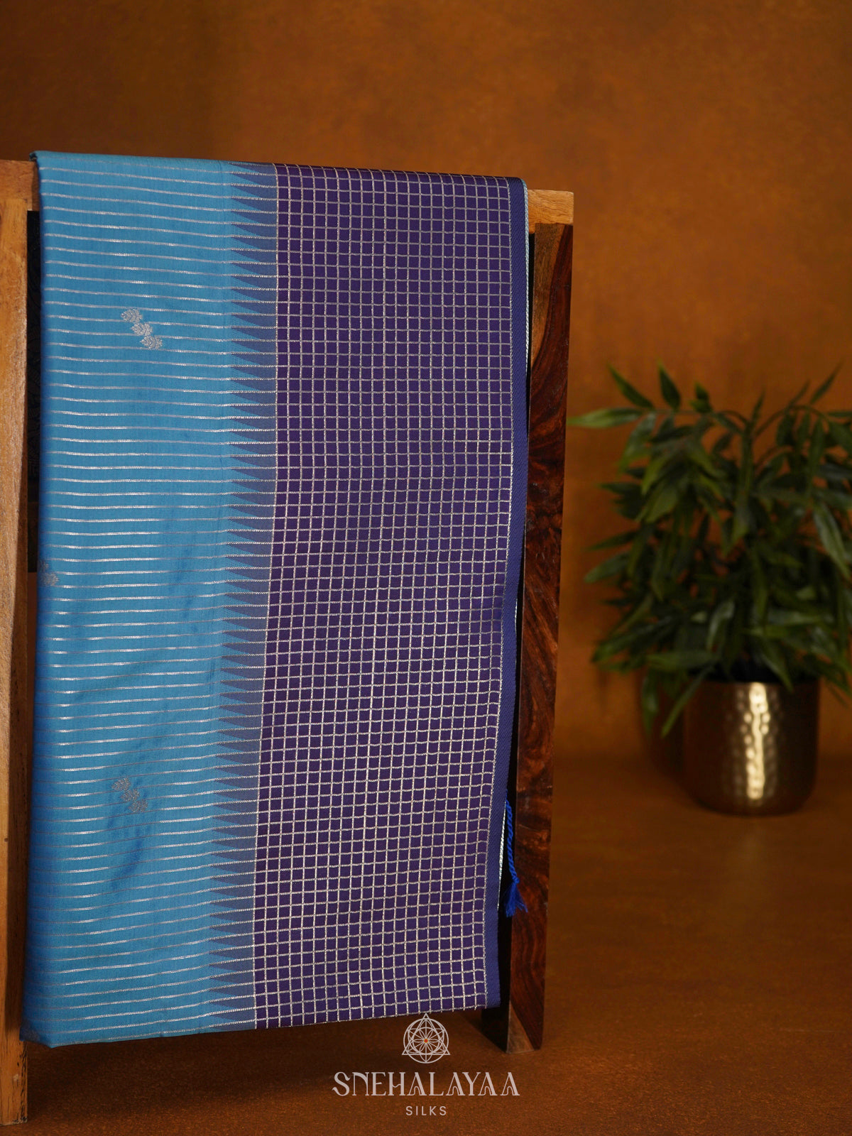 Blue Soft Silk Saree