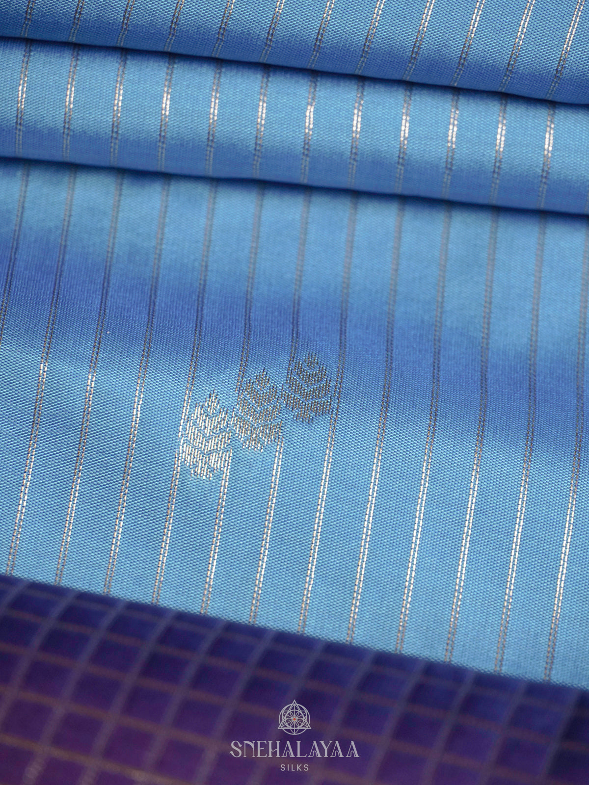 Blue Soft Silk Saree