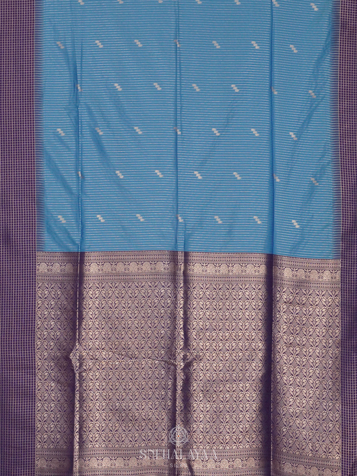 Blue Soft Silk Saree
