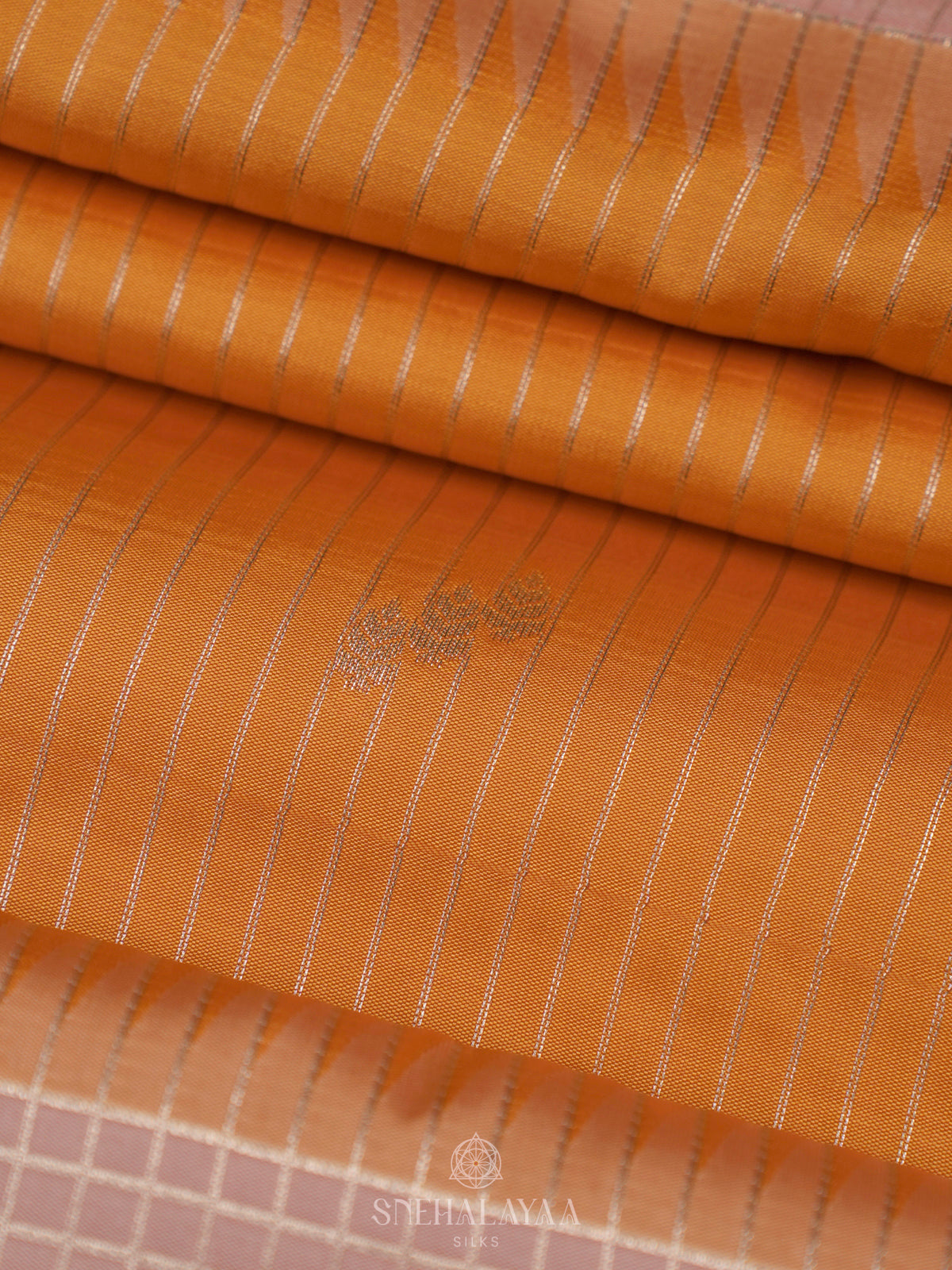Orange Soft Silk Saree