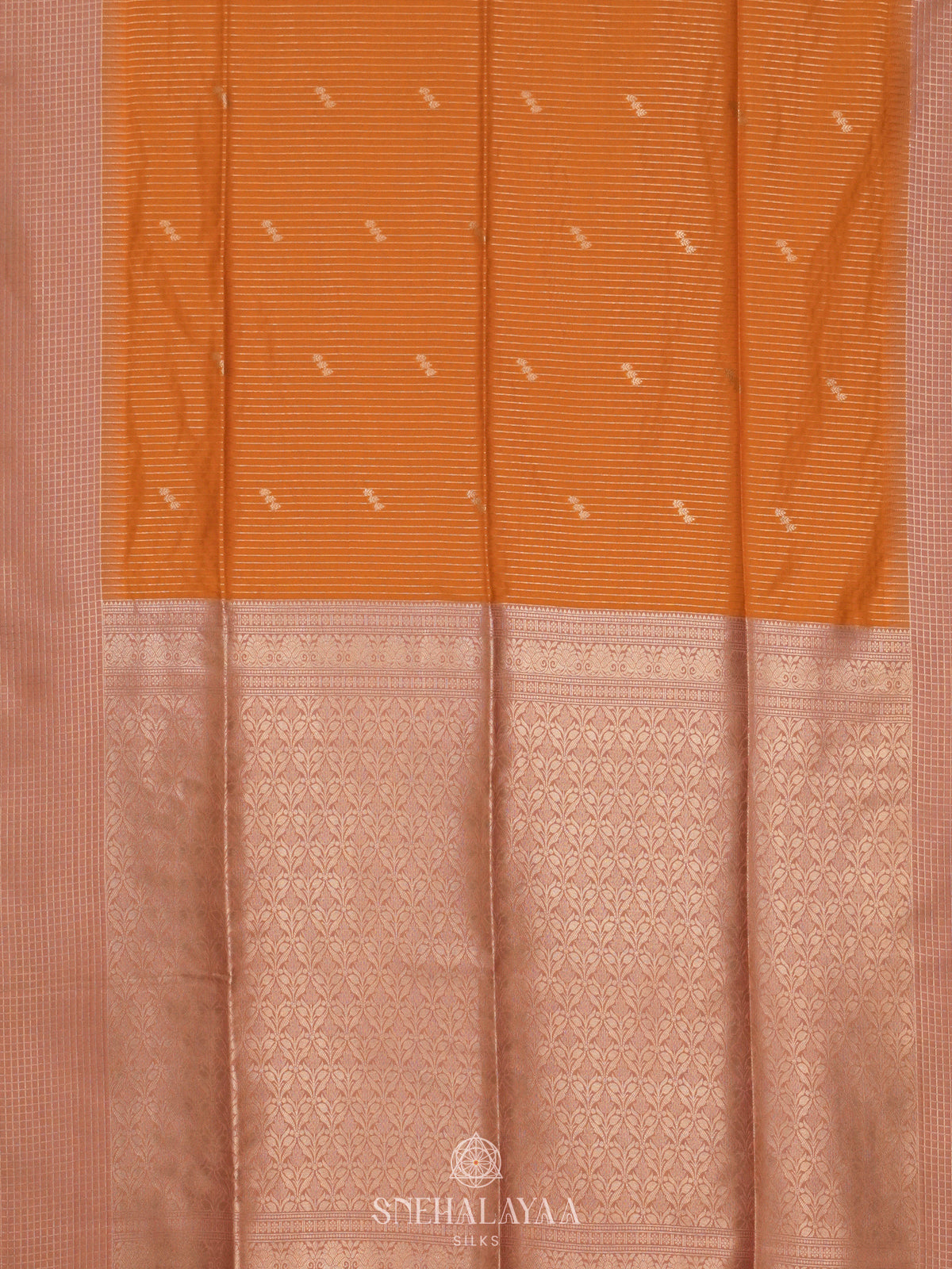 Orange Soft Silk Saree