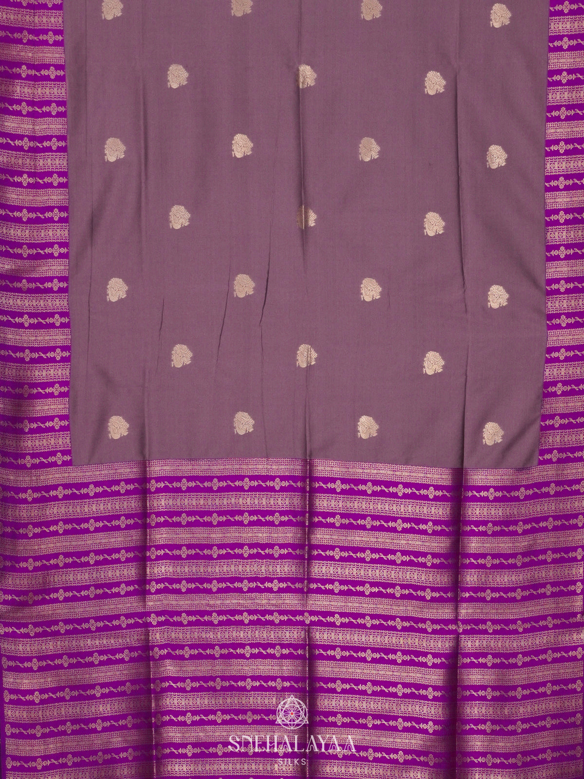 Lavender Soft Silk Saree