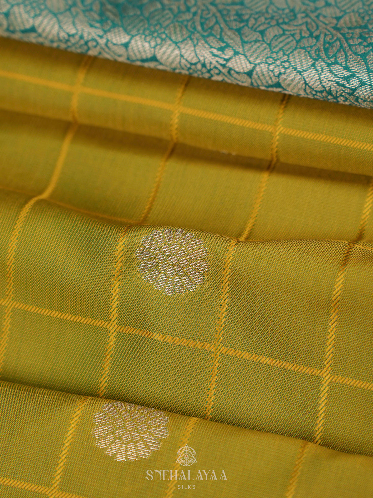 Lime Green Soft Silk Saree