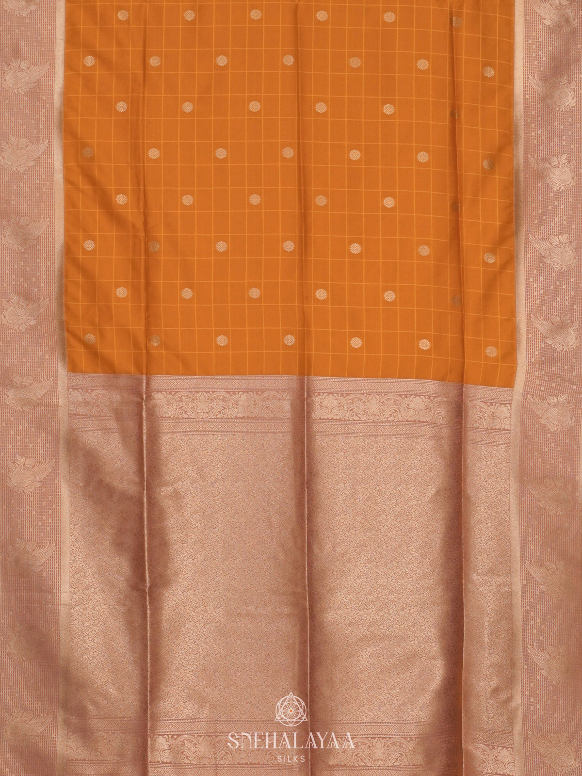 Orange Soft Silk Saree