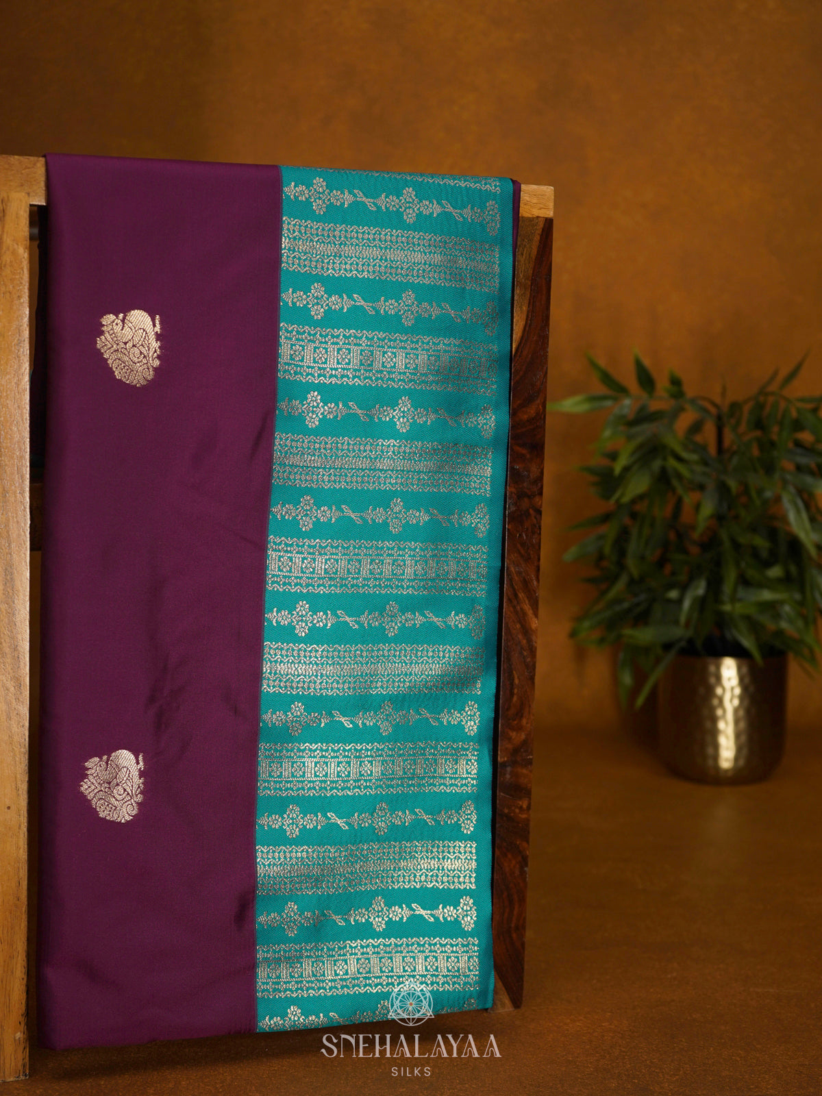 Magenta Soft Silk Saree