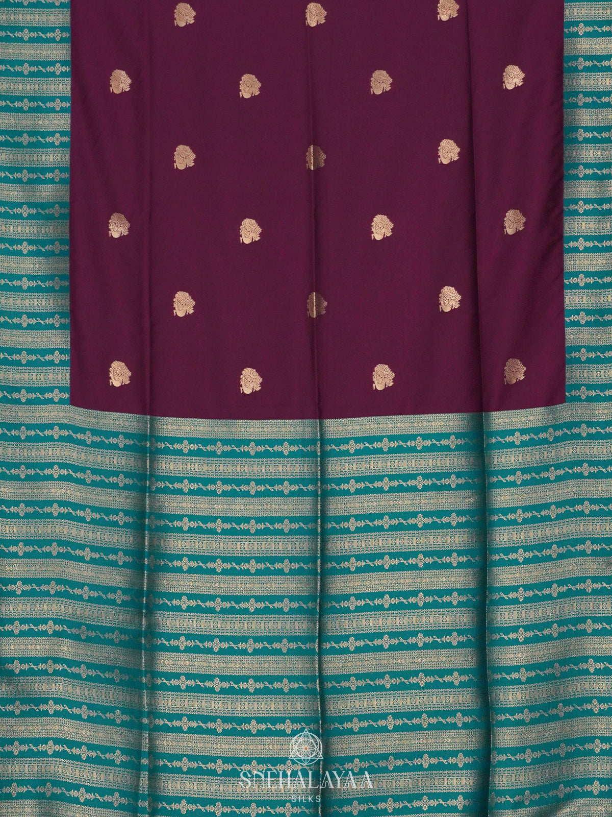 Magenta Soft Silk Saree