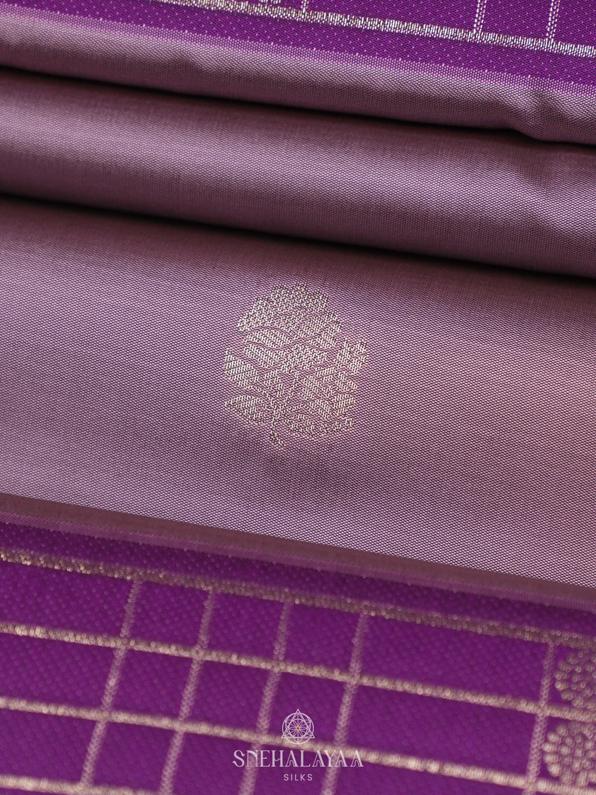 Lavender Soft Silk Saree
