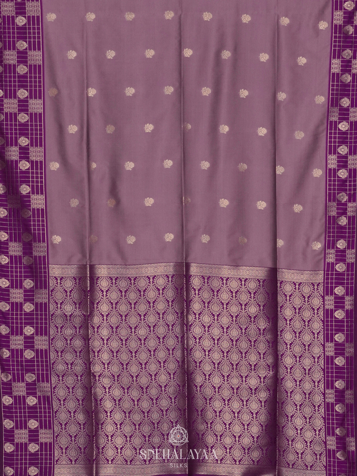 Lavender Soft Silk Saree