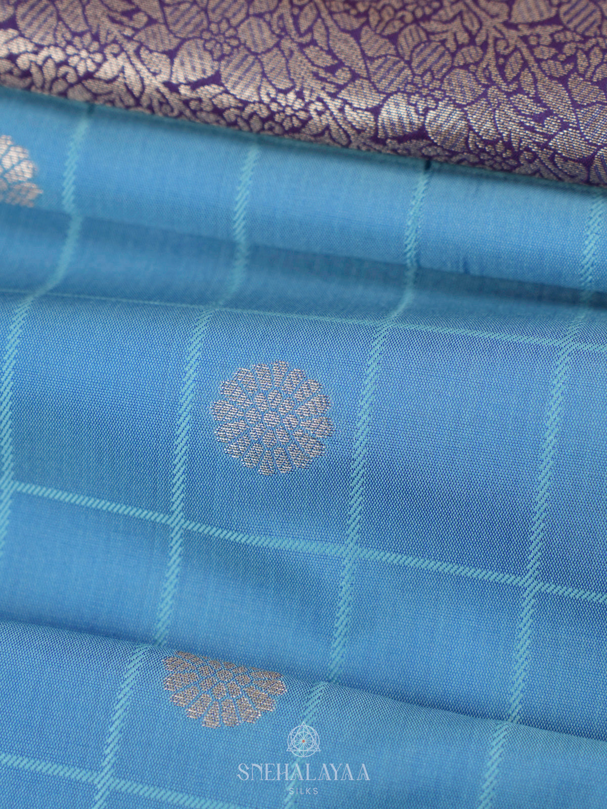 Blue Soft Silk Saree