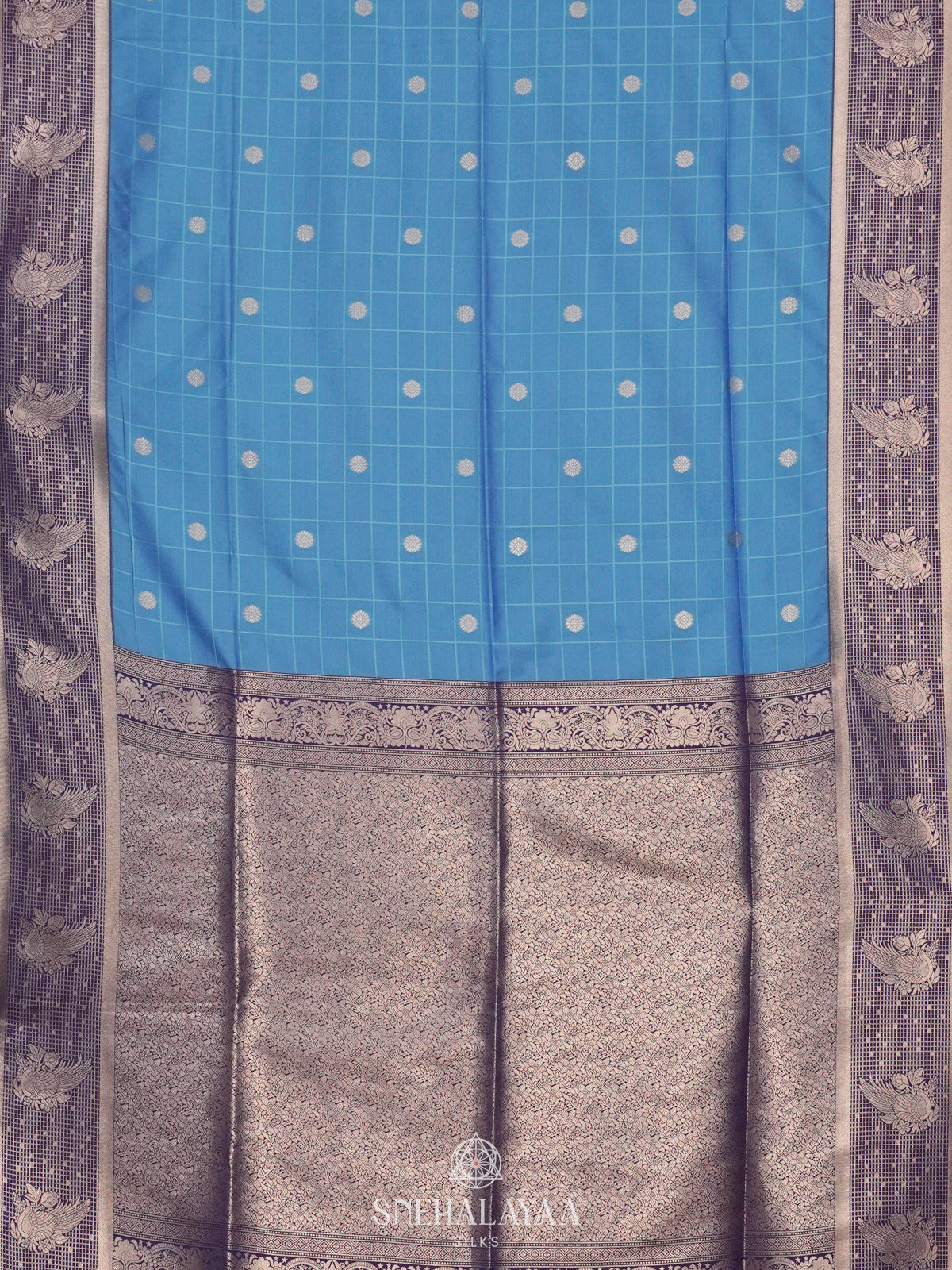 Blue Soft Silk Saree
