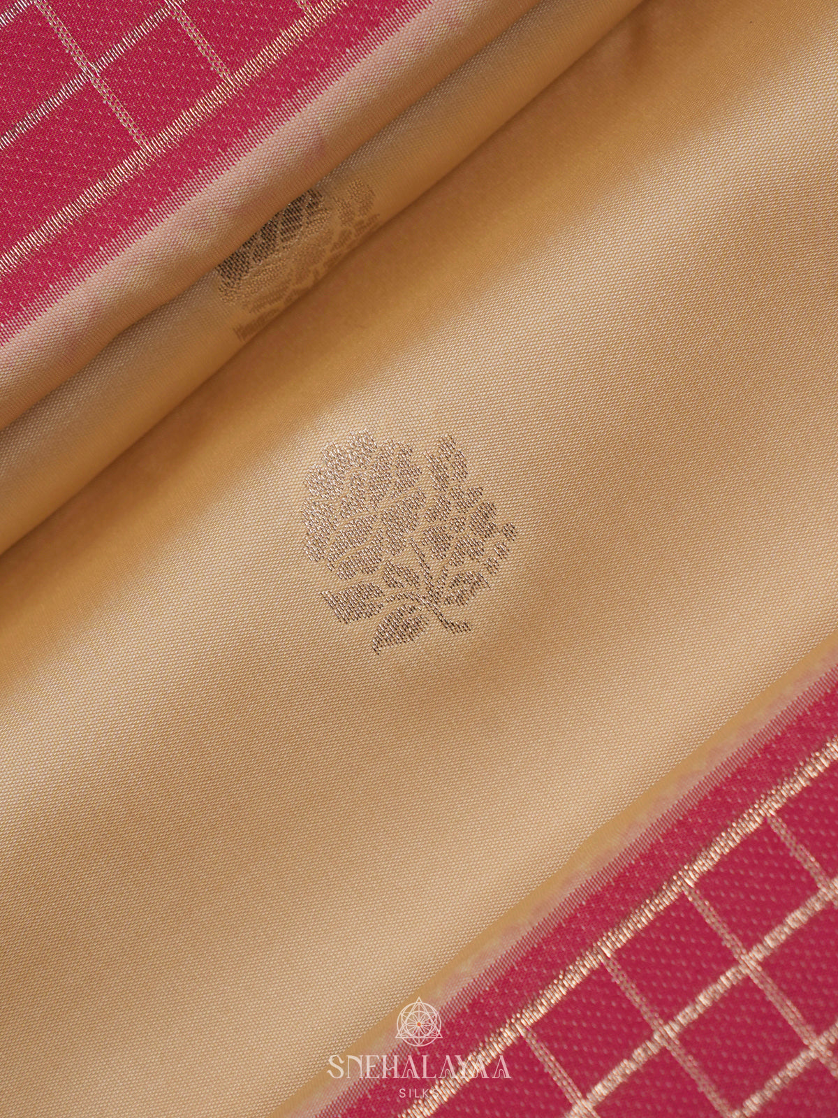Cream Soft Silk Saree