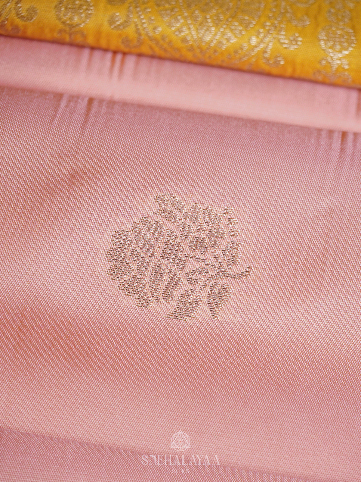 Mango Yellow Soft Silk Saree
