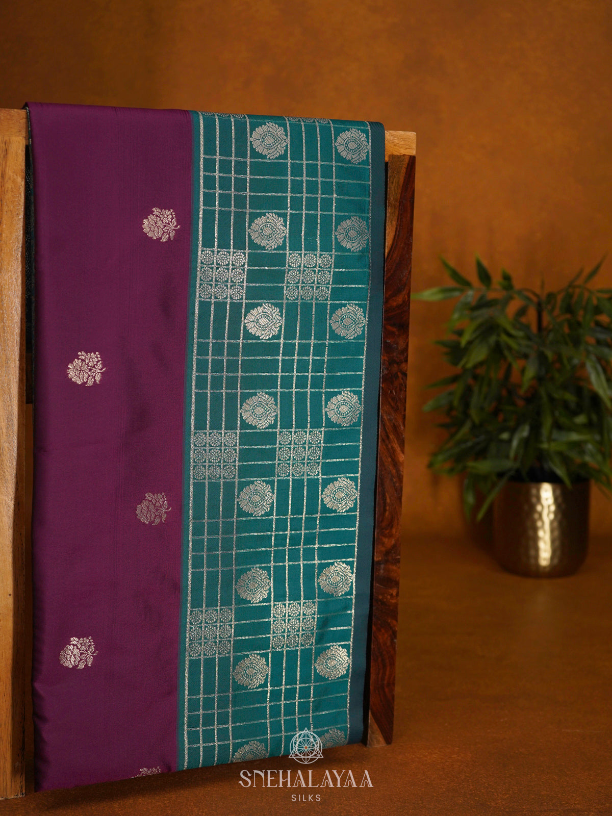 Magenta Soft Silk Saree