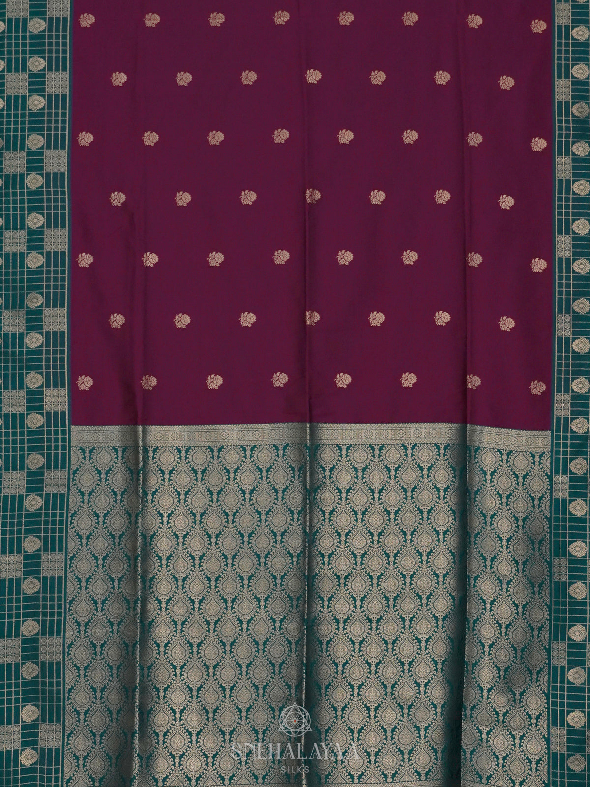 Magenta Soft Silk Saree