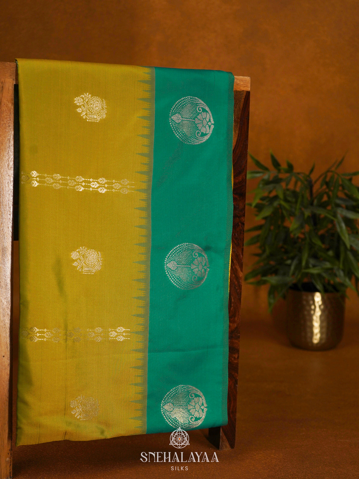Lemon Yellow Soft Silk Saree