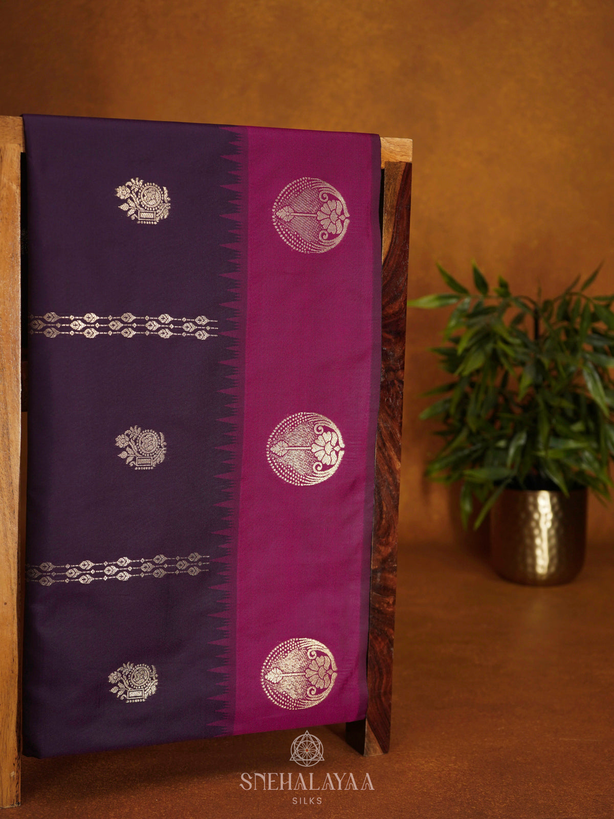 Purple Soft Silk Saree