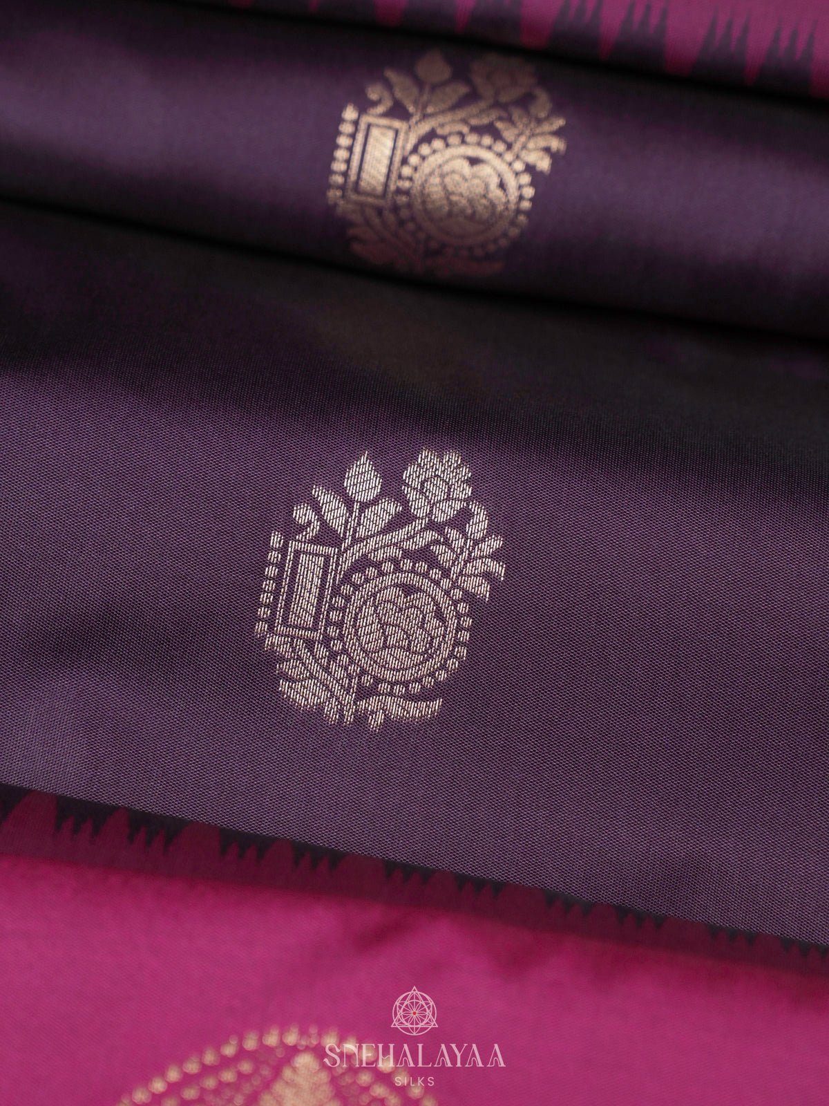 Purple Soft Silk Saree