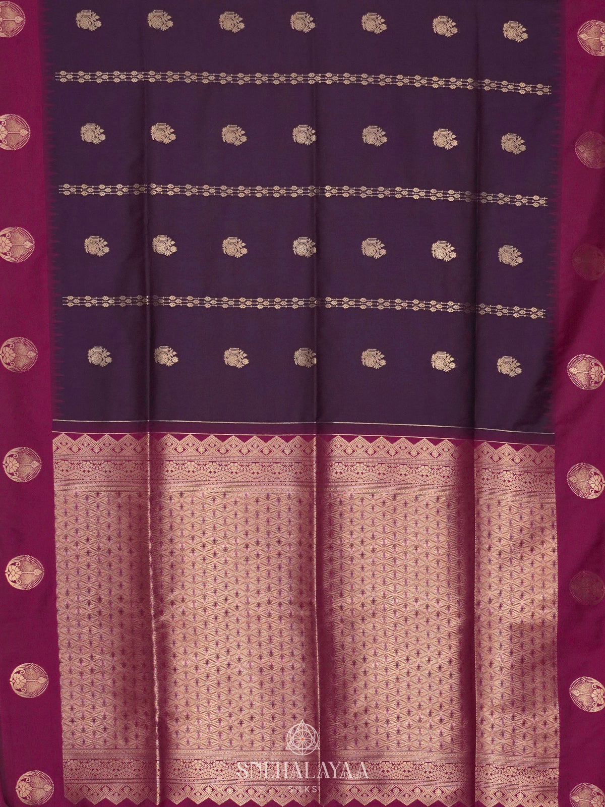 Purple Soft Silk Saree