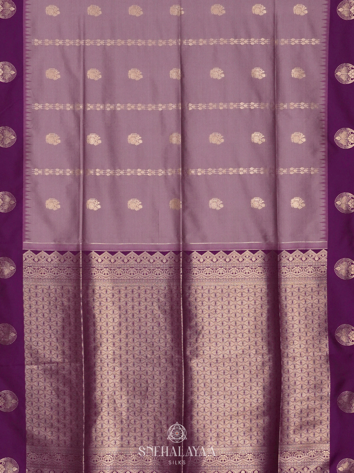 Lavender Soft Silk Saree