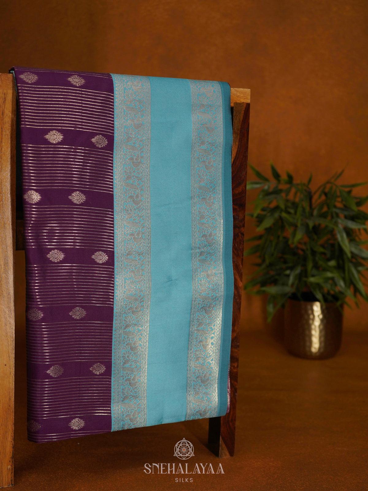 Magenta Purple Soft Silk Saree