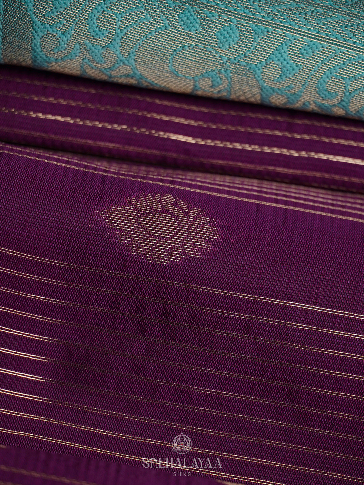 Magenta Purple Soft Silk Saree