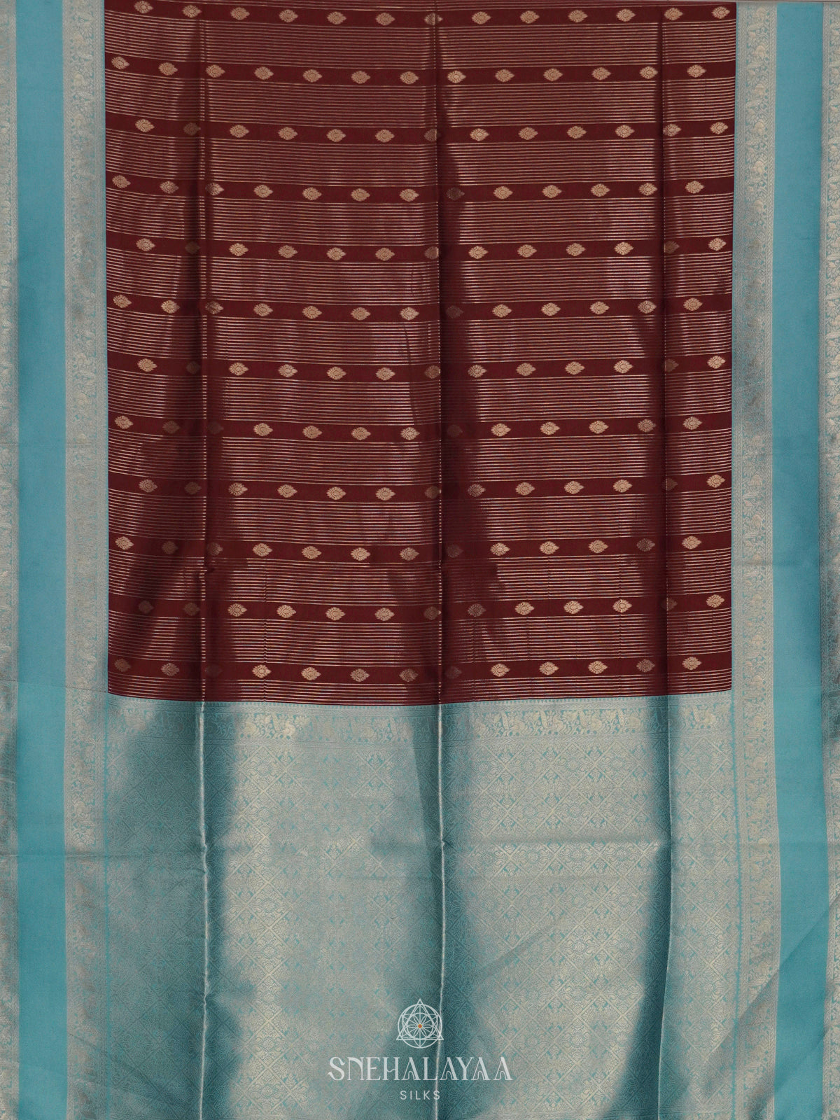 Maroon Soft Silk Saree