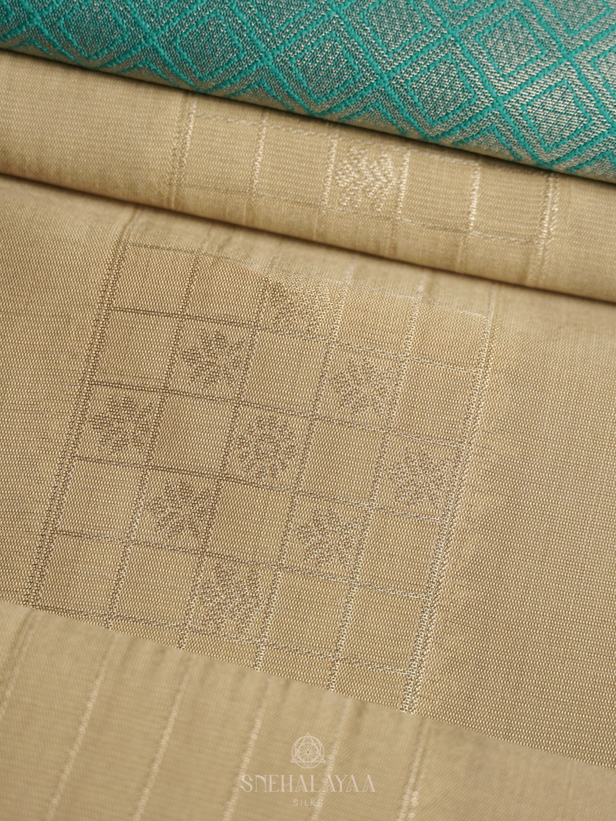 Cream Soft Silk Saree