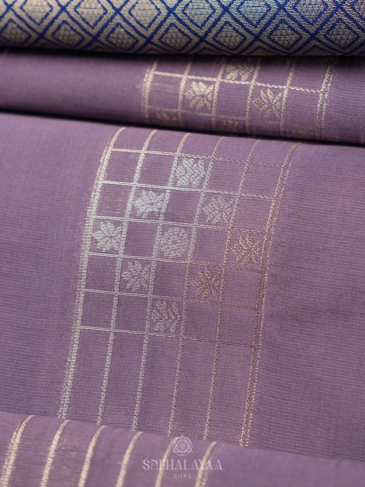 Lavender Soft Silk Saree