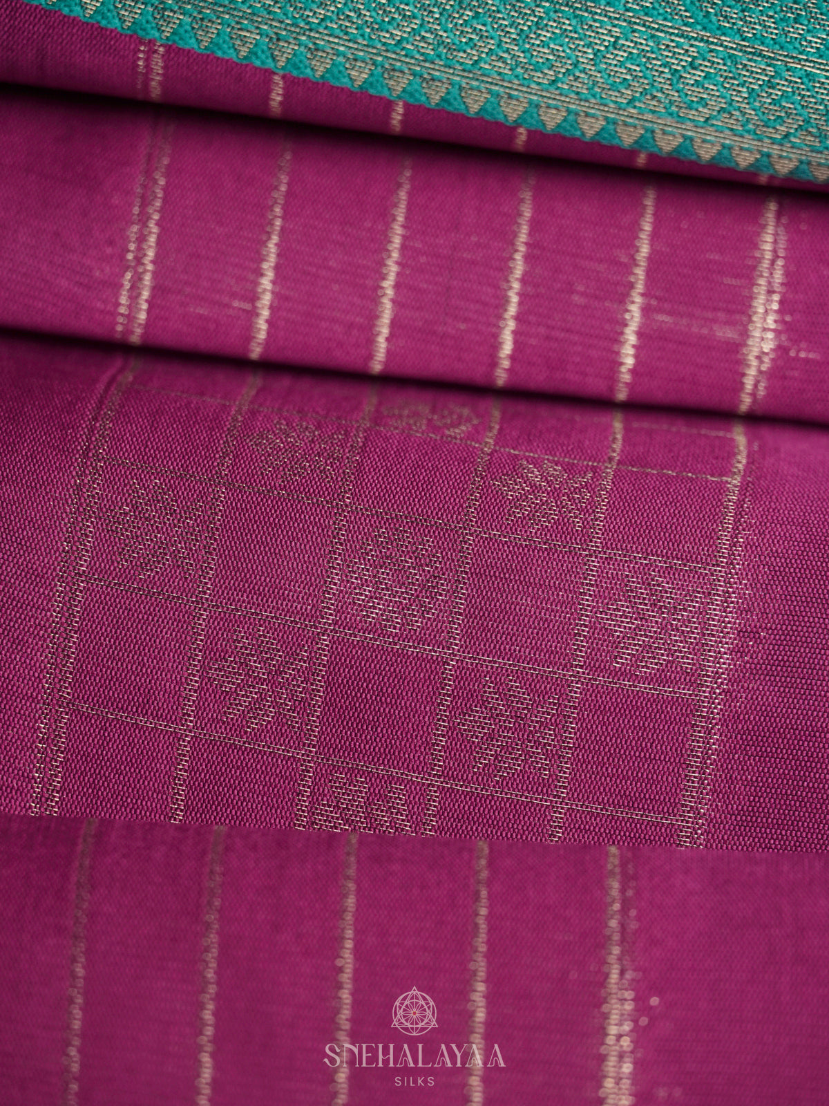 Magenta Pink Soft Silk Saree