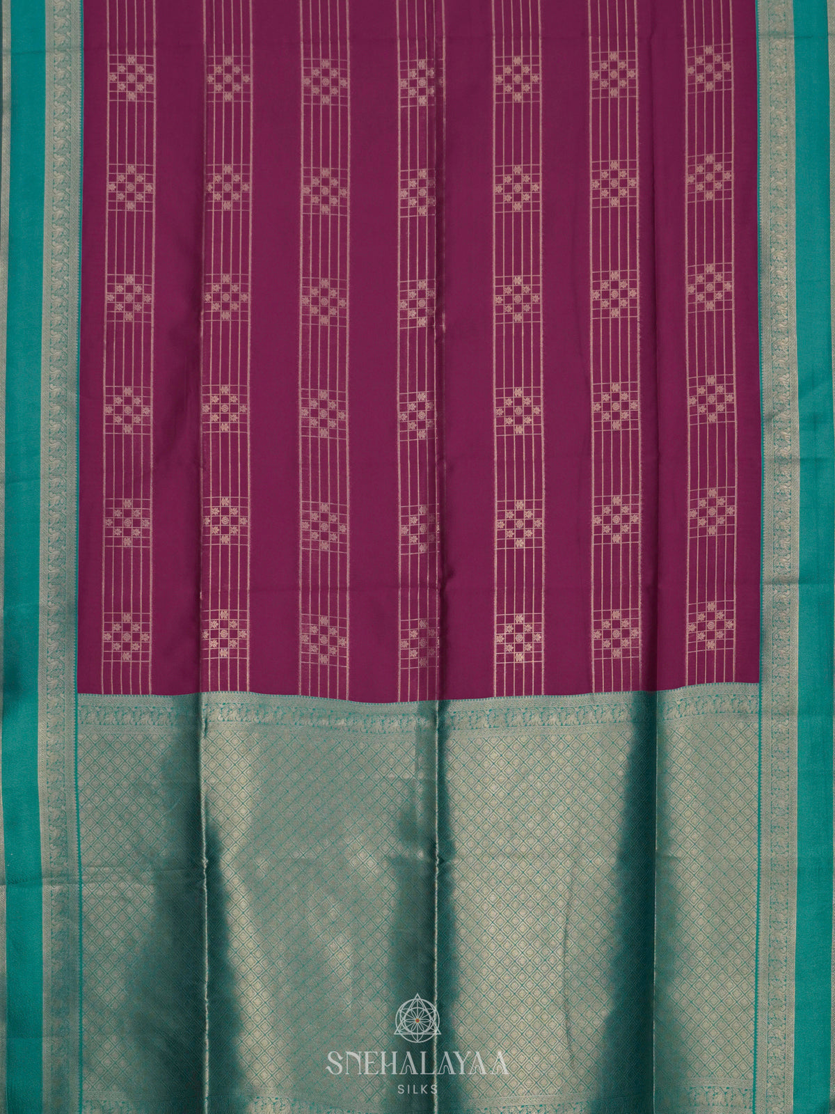 Magenta Pink Soft Silk Saree